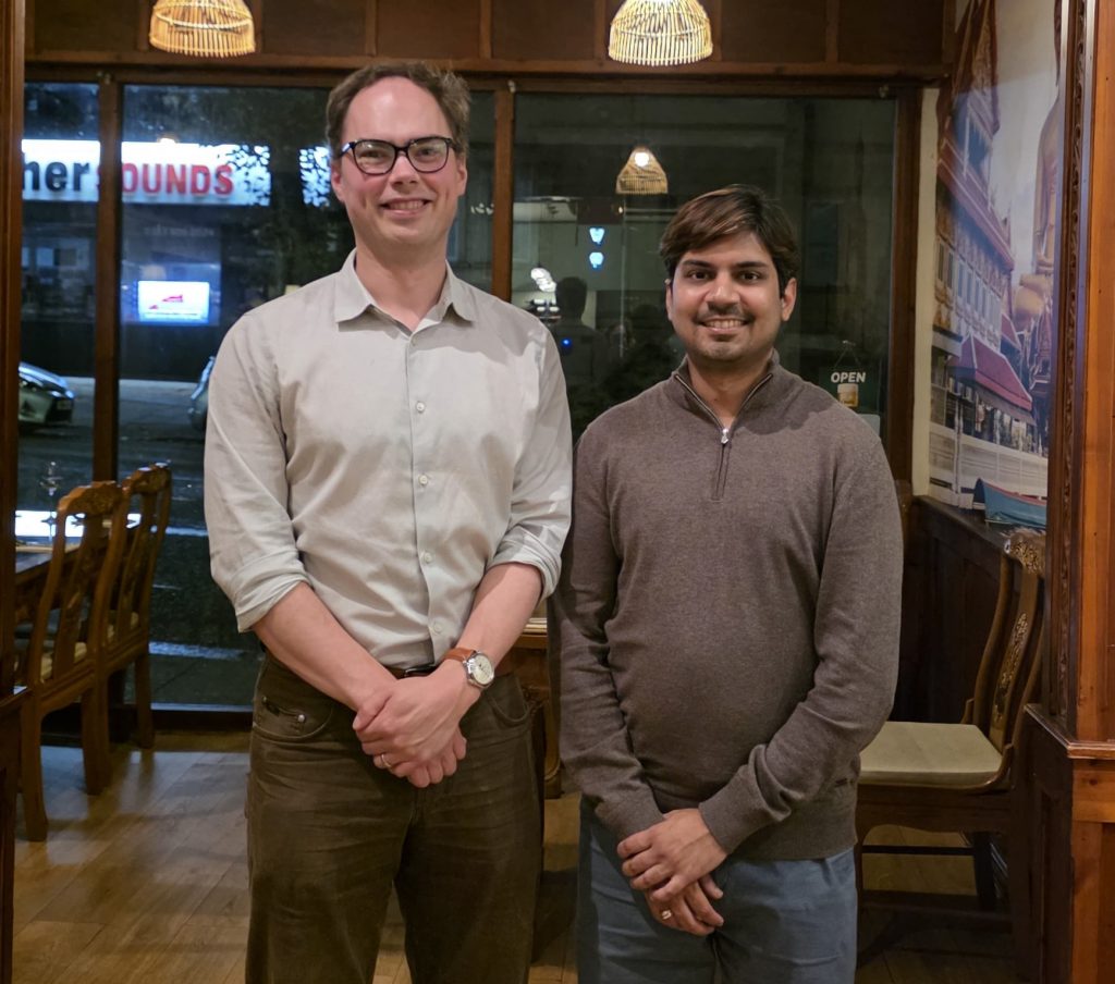 Photo of Edwin and Sameer.